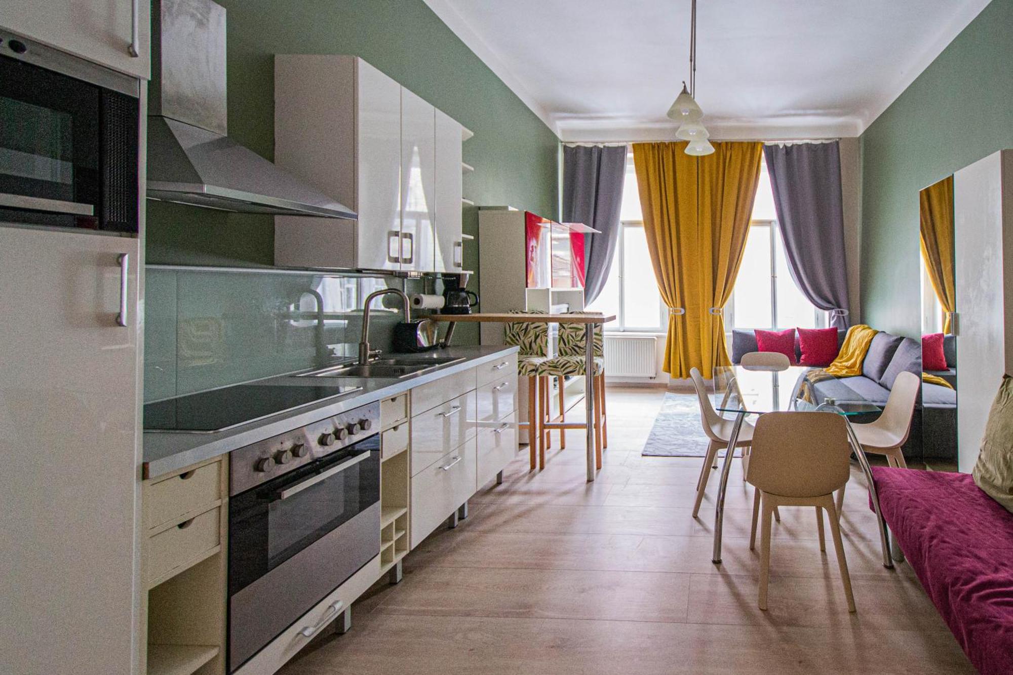 Modern Cozy Apartment By Ruterra Praga Esterno foto